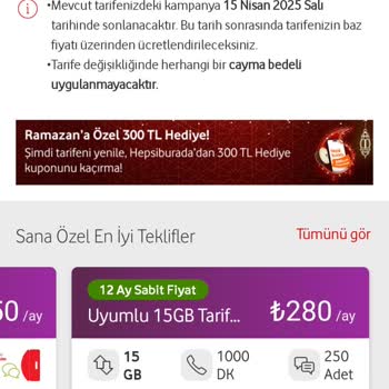 Vodafone'un Yüksek Zamlı Tarife Önerisi Ve Müşteri Memnuniyetsizliği