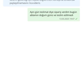 Çiçek Sepeti İle Aynı Gün Teslimat Hüsranı