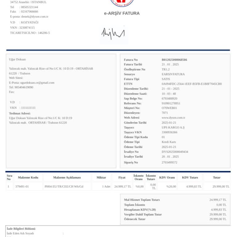 Dyson Hava Temizleyici Kötü Koku Sorunu