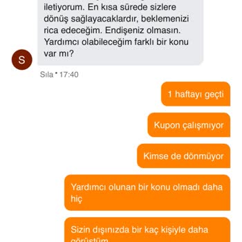 Dijital Kupon İadesi Bekleyen Müşteri