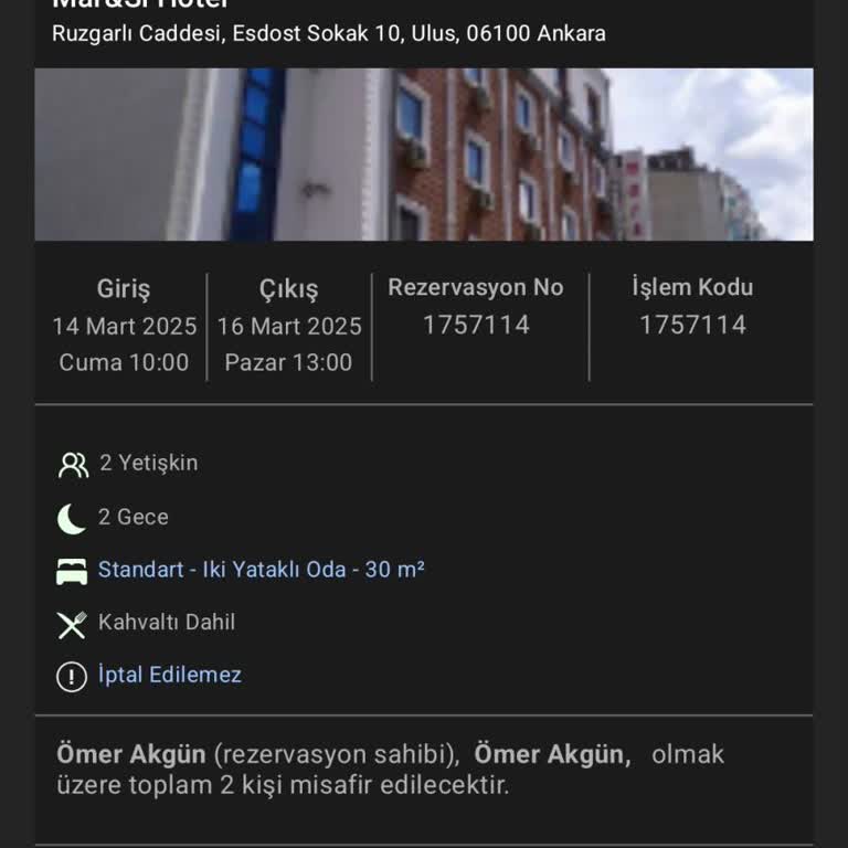 Rezervasyon Krizi: Obilet Ve Otel Arasında Kaldım!