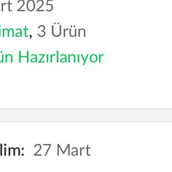 Trendyol'da İptal Edilemeyen Sipariş Sorunu