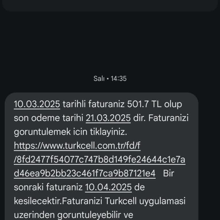 Yanlış Bilgilendirme İle Şişen Fatura