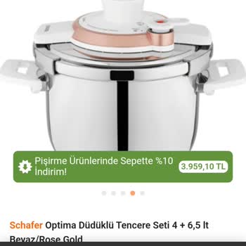 Schafer Düdüklü Tencere Teknik Servis Sorunu