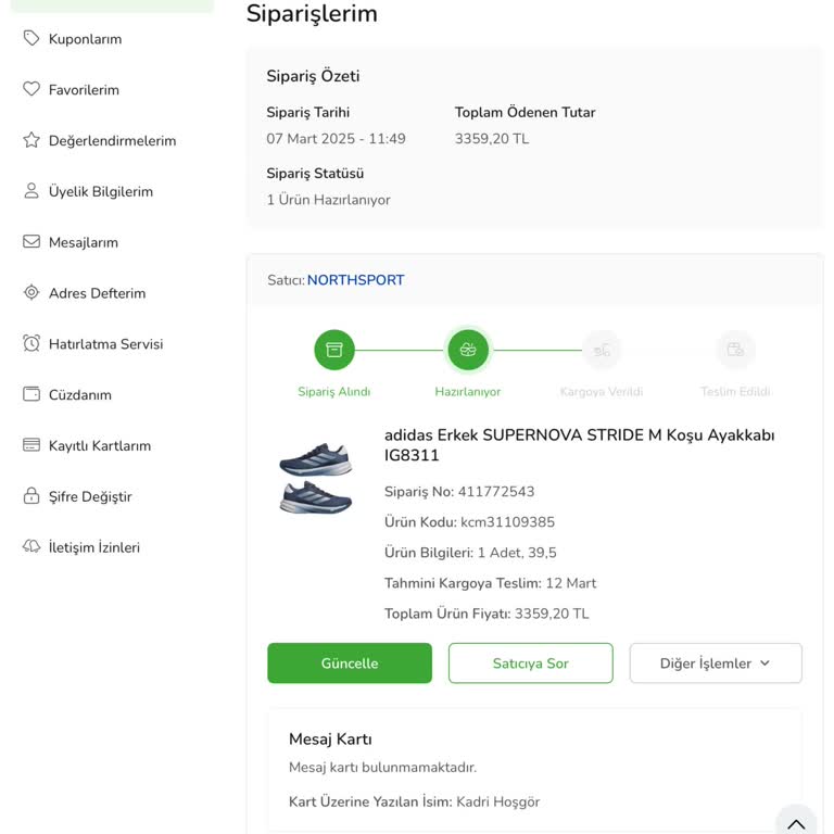 Geciken Kargo Ve Yanıtsız Müşteri Hizmetleri İle Hayal Kırıklığı