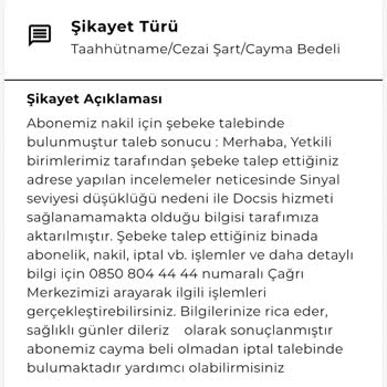 Altyapı Sorunu Nedeniyle Haksız Cayma Bedeli Talebi