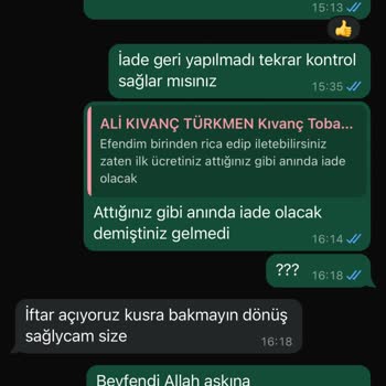 Yanlış Sipariş Açıklamasıyla Mağduriyet