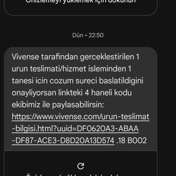 Vivense'den Eksik Parça Mağduriyeti: Çözüm Bekliyorum
