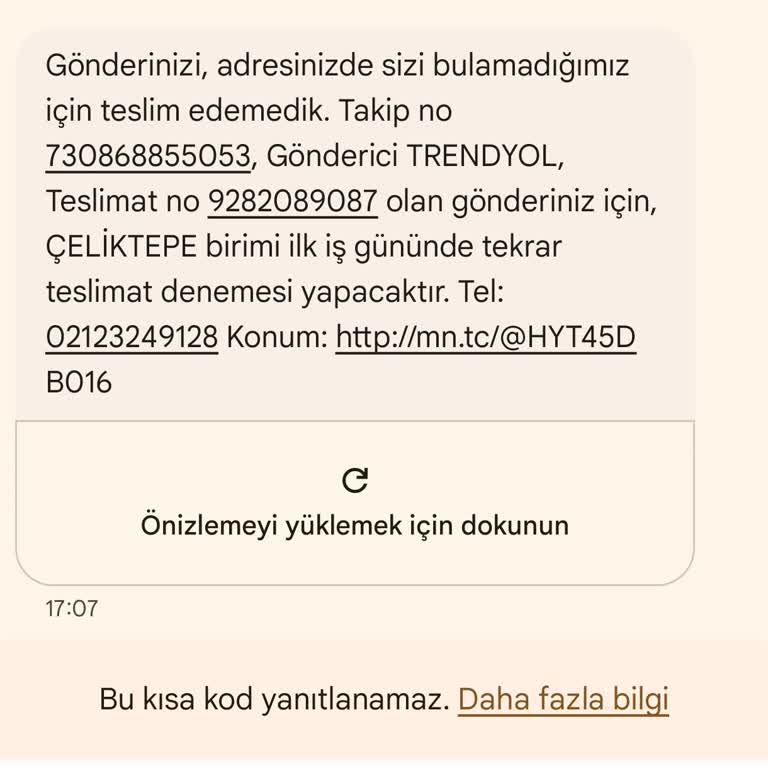 Kurye İletişimsizliği Ve Zaman Kaybı