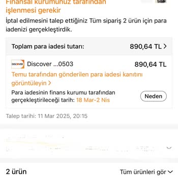 Temu'dan İade Bekleyen Müşteri Sorunu
