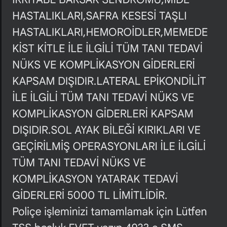 Tamamlayıcı Sağlık Sigortasında Yetersiz Limit Ve Muafiyet Sorunu