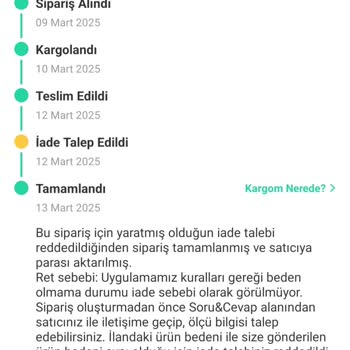 Yanlış Beden Ve İade Sorunu: Dolap Uygulaması Mağduriyeti