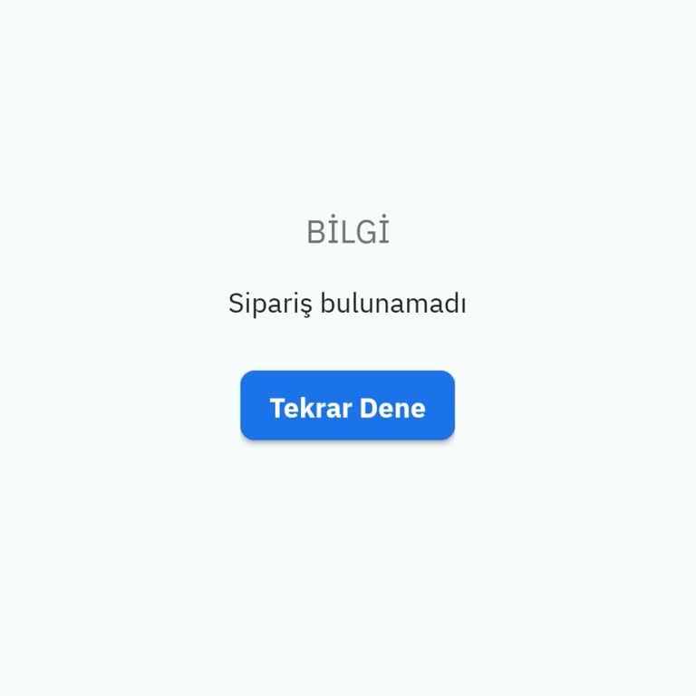 Sipariş Takip Sorunu Ve Müşteri Hizmetleri Cevapsızlığı