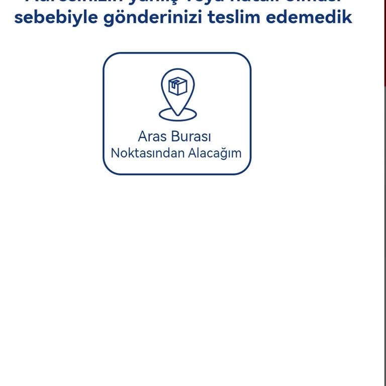 Yanlış Adres Gerekçesiyle Teslim Edilemeyen Kargo Sorunu