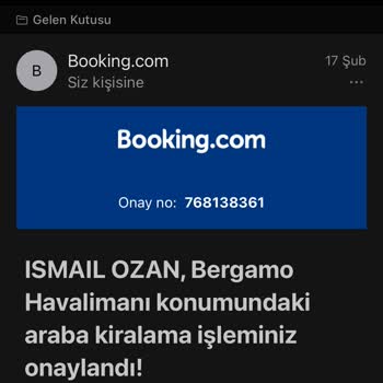 Booking.com Üzerinden Yapılan Araç Kiralama İptalinde Geri Ödeme Sorunu