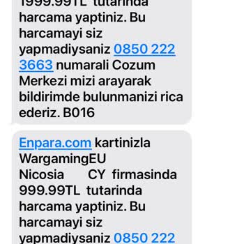 Kredi Kartlarımdan İzinsiz İşlem Ve Güvenlik Açığı