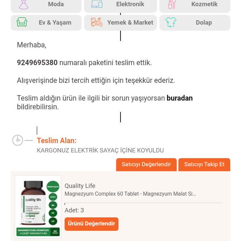 Etkisiz Magnezyum Ürünüyle Hayal Kırıklığı