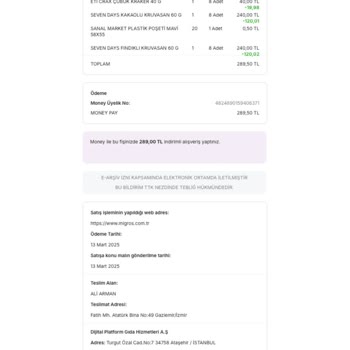 Migros Mağazasında Son Kullanma Tarihi Geçmiş Ürün Sorunu Ve Müşteri Hizmetleri Erişim Zorluğu