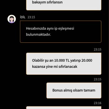 Kazancım Haksız Şekilde Silindi