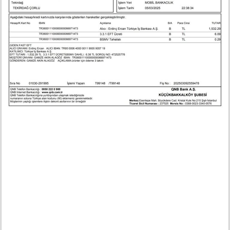 Sipariş Verildi, Ürünler Gönderilmedi