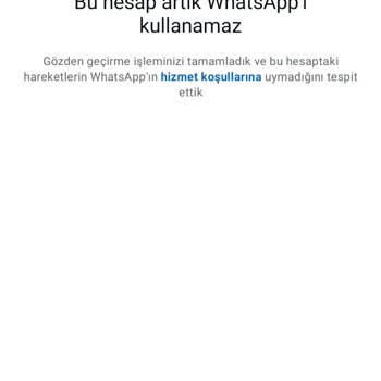 WhatsApp Hesabım Haksız Yere Engellendi!