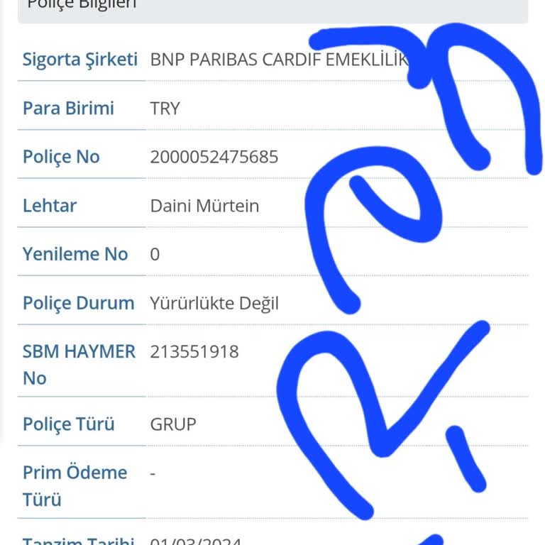 Otomatik Kesilen Sigorta Ücretinin İadesi