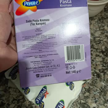 Piyale Pastacı Kreması Ambalaj Sorunu