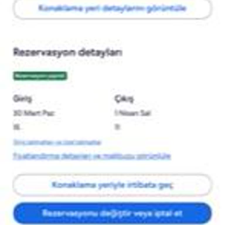 Rezervasyon Sorunu Ve Ulaşılamayan Müşteri Hizmetleri