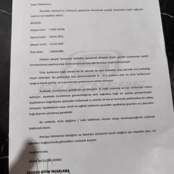 Bir Ayda Deforme Olan Ayakkabı Şikayeti