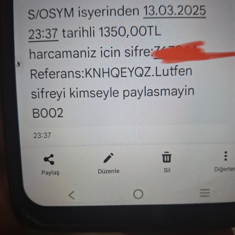 YKS Başvuru Ödemesi Sorunu