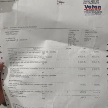 Vatan Bilgisayar'dan Aldığım Bilgisayar Kasası Hayal Kırıklığı Yarattı