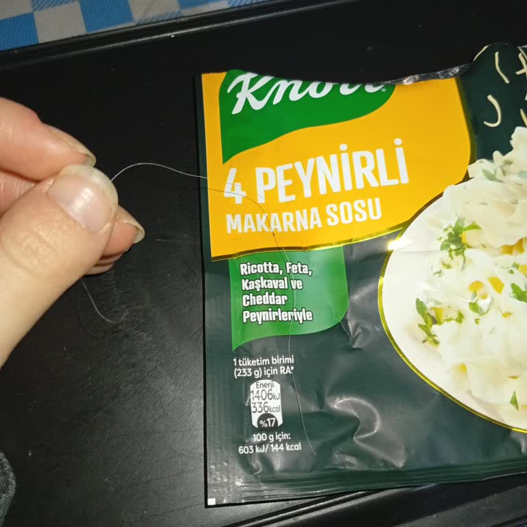 Knorr Makarna Sosunda Hijyen Sorunu