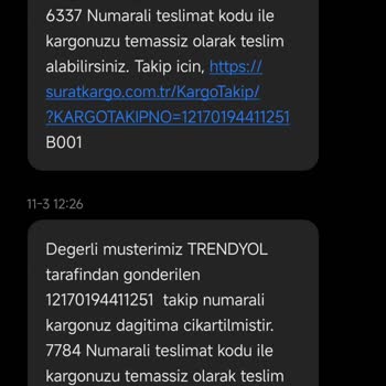 Sürat Kargo Edirne Şubesi'nde Teslimat Sorunu Ve İlgisiz Tavırlar