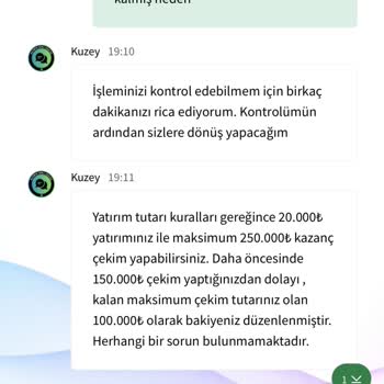 Kazancımın Engellenmesi Ve Yanıltıcı Bilgilendirme