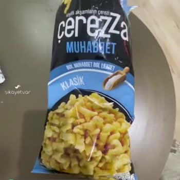 Çerezza Cipsin İçerisinden Yabancı Madde!