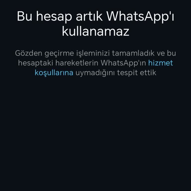 WhatsApp Ve Instagram Hesaplarım Aniden Kapatıldı