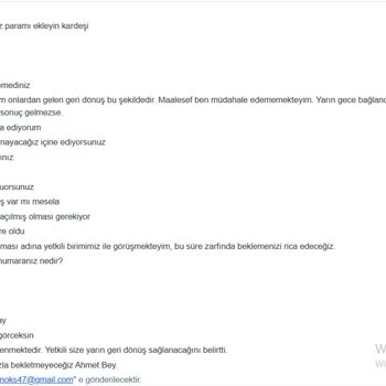 Bahis Sitesinde Kayıp: 3000₺ Buhar Oldu!