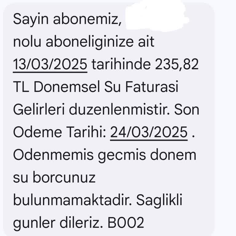 Boş Daireye Yüksek Su Faturası Şoku