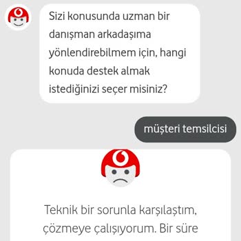 Vodafone Yanımda Uygulamasıyla İletişim Sorunu