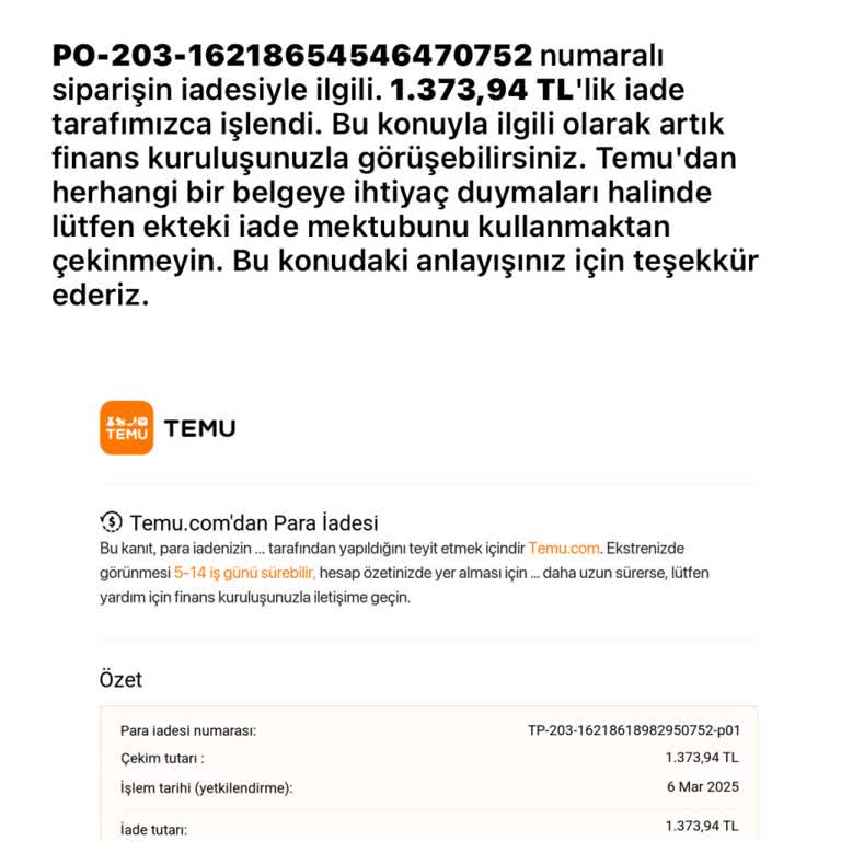İade Bekleyişi Ve İletişim Sorunu