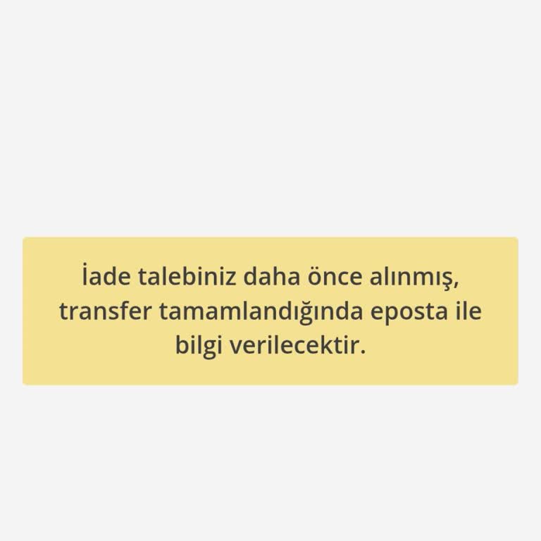 Para Transferinde Yaşanan Gecikme