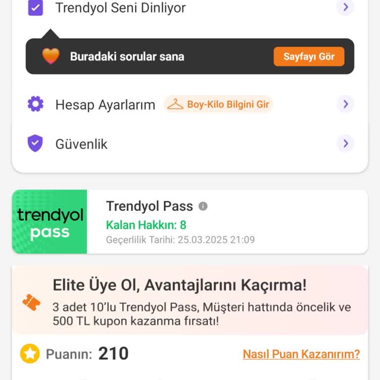Trendyol Pass Hakkı Yanlış Hesaplanıyor