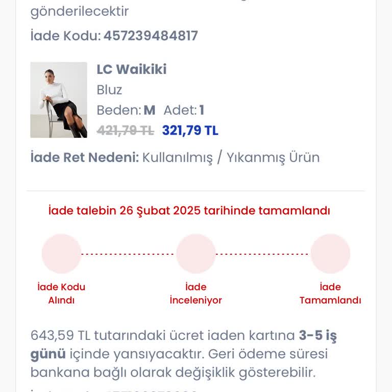 LCW Ürün Deformasyonu Ve İade Sorunu