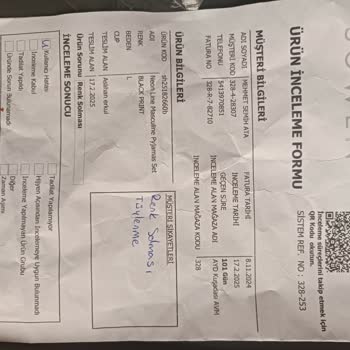 Kuşadası AVM'den Aldığım Pijamada Kalite Sorunu