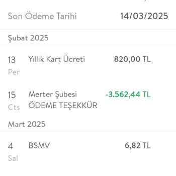 TEB Kredi Kartı Yıllık Ücretinin İadesi Talebi