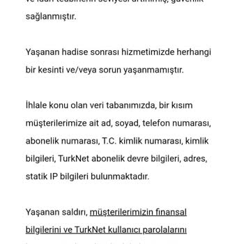 Eski Abonelikte Kalan Verilerim Hakkında Endişe