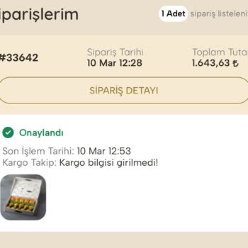 Sipariş Gecikmesi ve Müşteri Şikayeti