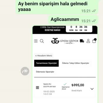 Giydimgidiyor.com'da Sipariş Teslimatında Sürekli Gecikme Ve İletişim Sorunları