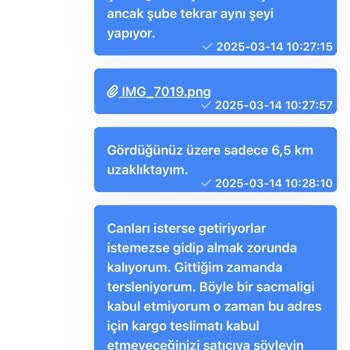Teslimat Alanı Karmaşası Ve Müşteri Hizmetleri Sorunu