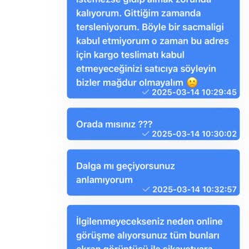Teslimat Alanı Karmaşası Ve Müşteri Hizmetleri Sorunu